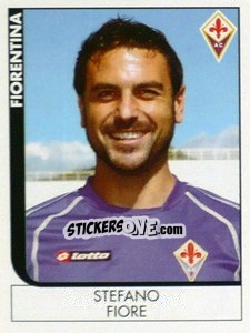 Figurina Stefano Fiore - Calciatori 2005-2006 - Panini