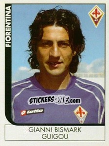 Sticker Gianni Bismark Guigou - Calciatori 2005-2006 n. 115 - Panini
