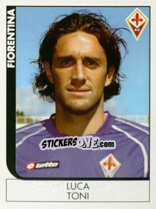 Sticker Luca Toni - Calciatori 2005-2006 n. 119 - Panini