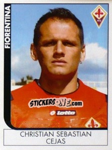 Sticker Christian Sebastian Cejas - Calciatori 2005-2006 n. 120 - Panini