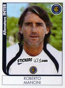 Cromo Roberto Mancini (Allenatore)