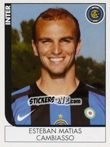 Sticker Esteban Matias Cambiasso - Calciatori 2005-2006 n. 138 - Panini