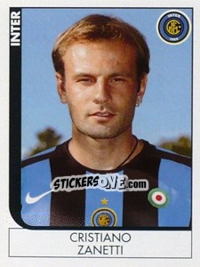 Cromo Cristiano Zanetti - Calciatori 2005-2006 n. 139 - Panini