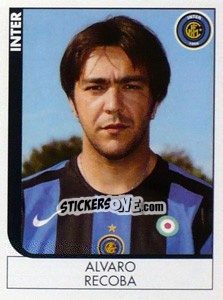 Sticker Alvaro Recoba - Calciatori 2005-2006 n. 140 - Panini