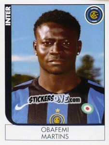 Sticker Obafemi Martins - Calciatori 2005-2006 n. 142 - Panini