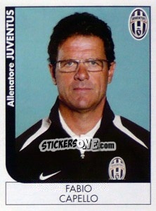 Sticker Fabio Capello (Allenatore) - Calciatori 2005-2006 n. 148 - Panini