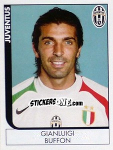 Sticker Gianluigi Buffon - Calciatori 2005-2006 n. 149 - Panini