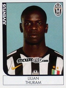 Sticker Lilian Thuram - Calciatori 2005-2006 n. 150 - Panini
