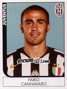 Sticker Fabio Cannavaro - Calciatori 2005-2006 n. 151 - Panini