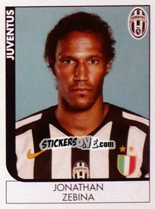 Sticker Jonathan Zebina - Calciatori 2005-2006 n. 152 - Panini