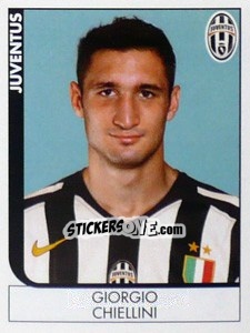 Sticker Giorgio Chiellini - Calciatori 2005-2006 n. 155 - Panini