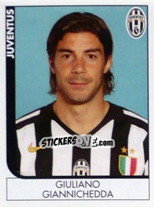 Figurina Giuliano Giannichedda - Calciatori 2005-2006 - Panini