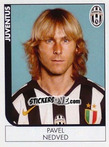 Sticker Pavel Nedved - Calciatori 2005-2006 n. 162 - Panini
