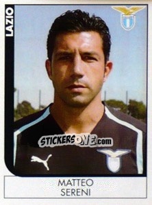 Figurina Matteo Sereni - Calciatori 2005-2006 - Panini