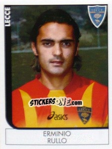 Sticker Erminio Rullo - Calciatori 2005-2006 - Panini