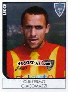 Sticker Guillermo Giacomazzi - Calciatori 2005-2006 n. 204 - Panini