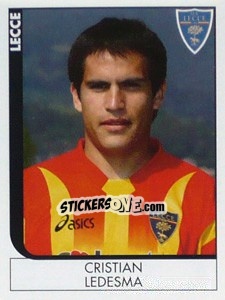 Sticker Cristian Ledesma - Calciatori 2005-2006 - Panini
