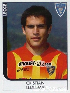 Figurina Cristian Ledesma - Calciatori 2005-2006 - Panini