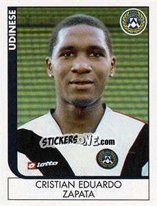 Sticker Cristian Eduardo Zapata - Calciatori 2005-2006 n. A106 - Panini