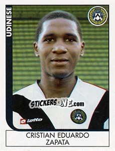 Figurina Cristian Eduardo Zapata - Calciatori 2005-2006 - Panini