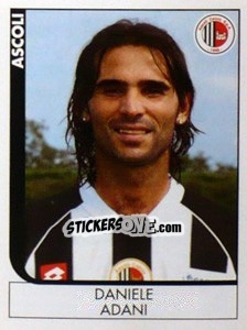 Sticker Daniele Adani - Calciatori 2005-2006 n. 12 - Panini