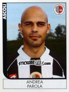 Sticker Andrea Parola - Calciatori 2005-2006 - Panini