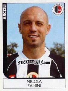 Sticker Nicola Zanini - Calciatori 2005-2006 n. 18 - Panini