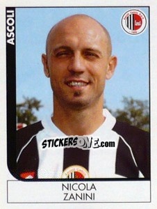 Figurina Nicola Zanini - Calciatori 2005-2006 - Panini