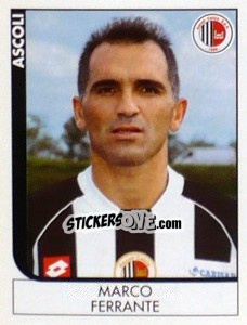 Sticker Marco Ferrante - Calciatori 2005-2006 n. 21 - Panini