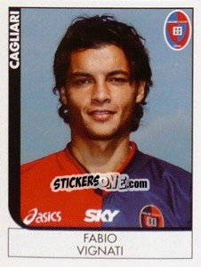 Sticker Fabio Vignati - Calciatori 2005-2006 n. 34 - Panini