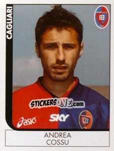 Figurina Andrea Cossu - Calciatori 2005-2006 - Panini