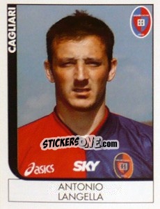 Sticker Antonio Langella - Calciatori 2005-2006 n. 45 - Panini