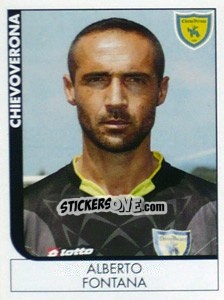 Sticker Alberto Fontana - Calciatori 2005-2006 n. 53 - Panini