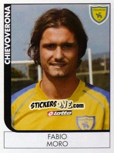Sticker Fabio Moro - Calciatori 2005-2006 n. 56 - Panini
