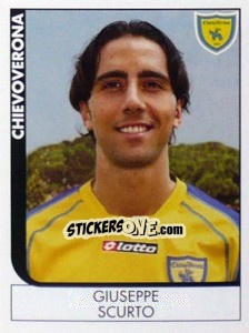 Sticker Giuseppe Scurto - Calciatori 2005-2006 n. 59 - Panini