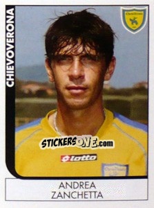 Figurina Andrea Zanchetta - Calciatori 2005-2006 - Panini