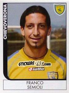 Sticker Franco Semioli - Calciatori 2005-2006 n. 63 - Panini