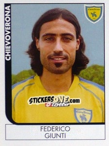 Sticker Federico Giunti - Calciatori 2005-2006 n. 65 - Panini