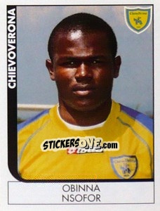 Sticker Victor Obinna - Calciatori 2005-2006 n. 71 - Panini