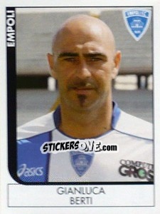 Sticker Gianluca Berti - Calciatori 2005-2006 n. 77 - Panini