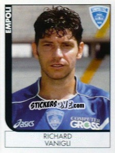 Sticker Richard Vanigli - Calciatori 2005-2006 n. 79 - Panini