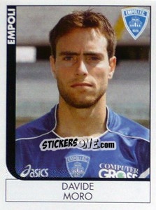 Sticker Davide Moro - Calciatori 2005-2006 - Panini