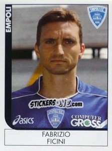 Sticker Fabrizio Ficini - Calciatori 2005-2006 n. 86 - Panini