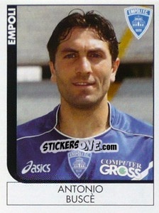 Sticker Antonio Busce - Calciatori 2005-2006 n. 87 - Panini