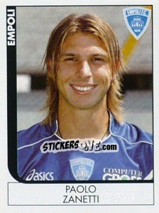 Sticker Paolo Zanetti - Calciatori 2005-2006 n. 90 - Panini