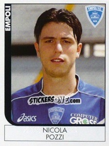 Sticker Nicola Pozzi - Calciatori 2005-2006 n. 91 - Panini