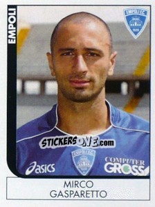 Sticker Mirco Gasparetto - Calciatori 2005-2006 n. 92 - Panini