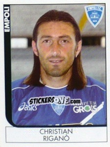 Sticker Christian Rigano - Calciatori 2005-2006 - Panini