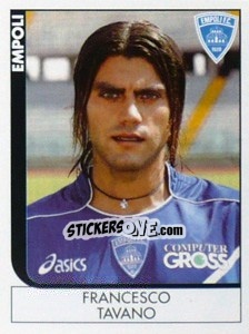 Sticker Francesco Tavano - Calciatori 2005-2006 - Panini