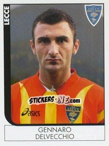 Sticker Gennaro Delvecchio - Calciatori 2005-2006 n. 210 - Panini